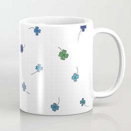 Blue Clovers Coffee Mug