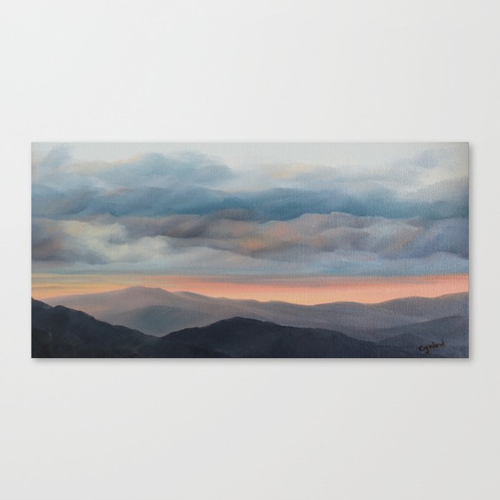 Sunset on the Blue Ridge Parkway Canvas Print
