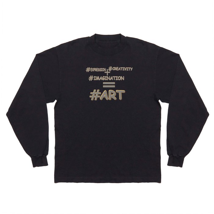 "ART EQUATION" Cute Expression Design. Buy Now Long Sleeve T Shirt