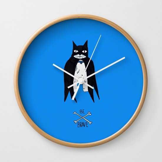 Be Brave Wall Clock