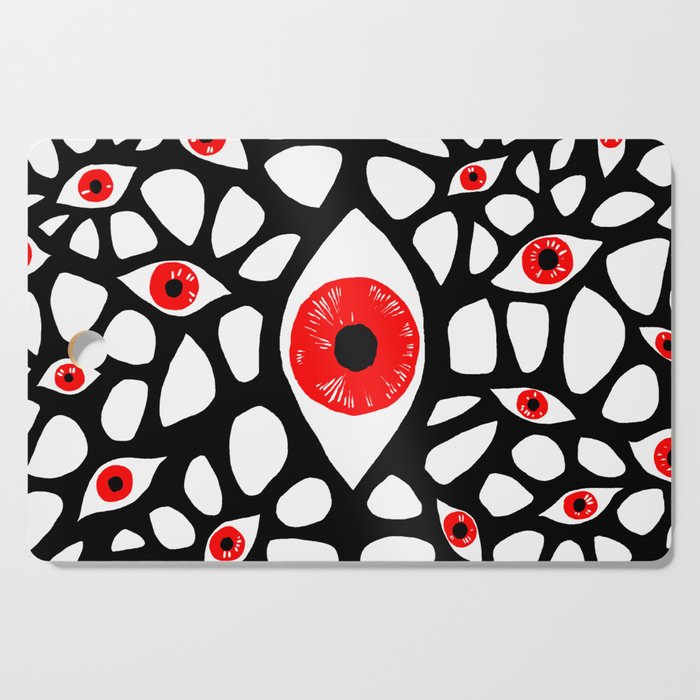 Evil Eye Cutting Board