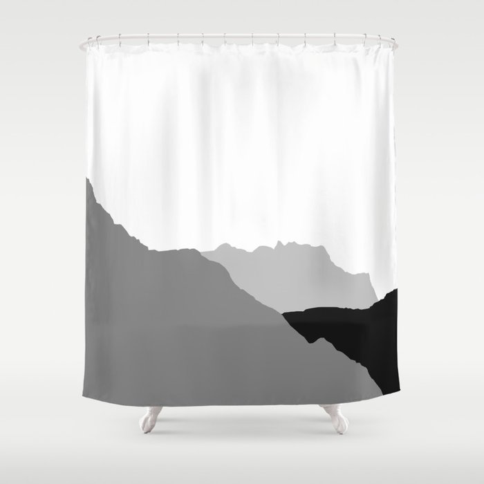 MOUNTAIN Shower Curtain