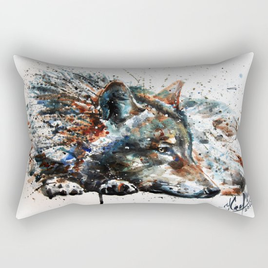 Wolf Rectangular Pillow