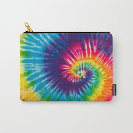 Colorful Spiral Tie Dye Carry-All Pouch