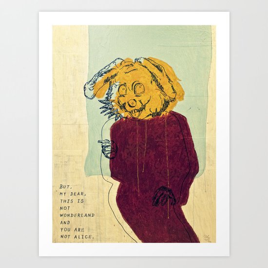 The Rabbit ver. 2 Art Print