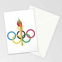Olympic Rings Stationery Cards