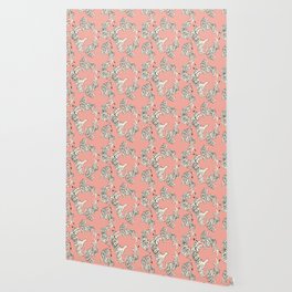 Pink Tiger Pattern 006 Wallpaper