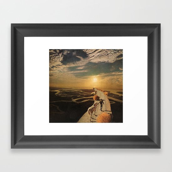 unicorns are real Framed Art Print