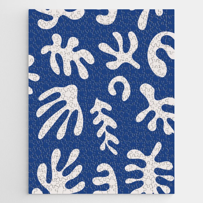 Henri Matisse Organic Cut Out Leaf Shape Pattern Jigsaw Puzzle