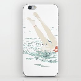 Handstand in the Ocean iPhone Skin