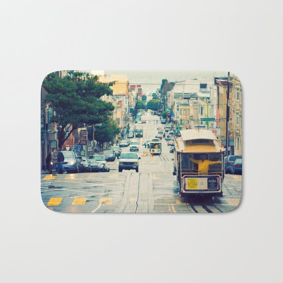 San Francisco Cable Car Bath Mat