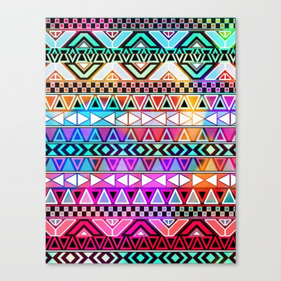Tribal Pattern 08 Canvas Print