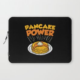 Pancake Power For Bodybuilding And Weightlifting Laptop Sleeve