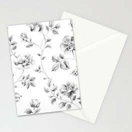 Floral Repeating Pattern Stationery Cards