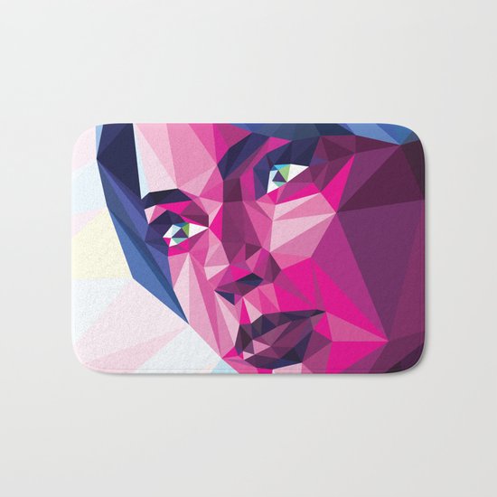 Magenta girl Bath Mat