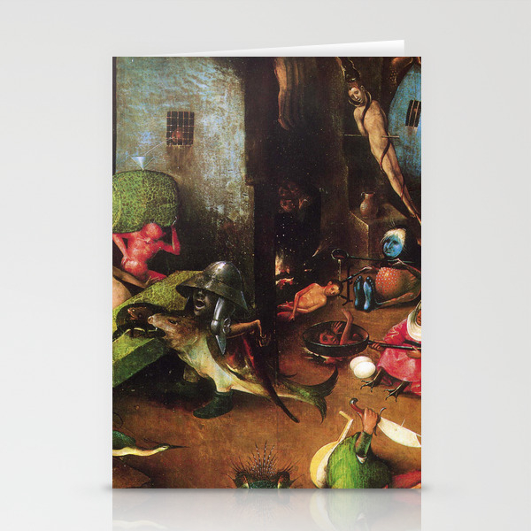The Last Judgement Hieronymus Bosch Stationery Cards By