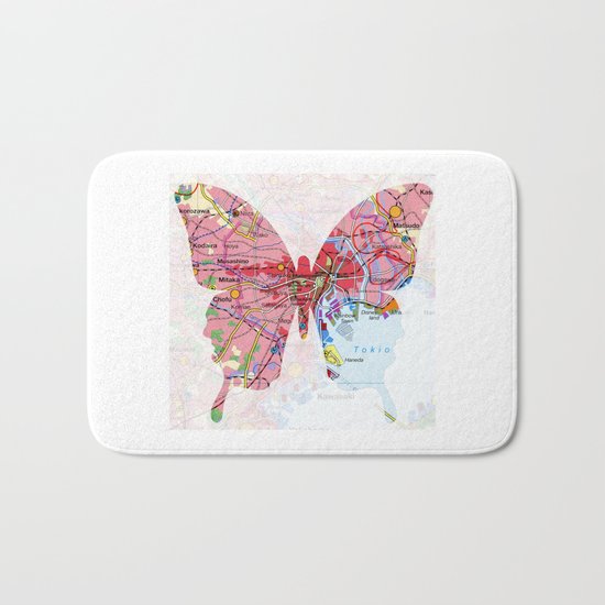 papillon - tokio Bath Mat