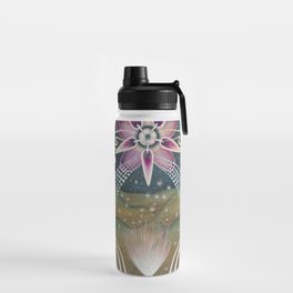 Queen of Pentacles; Milkweed and Alfalfa Water Bottle