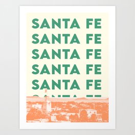 Santa Fe Art Print