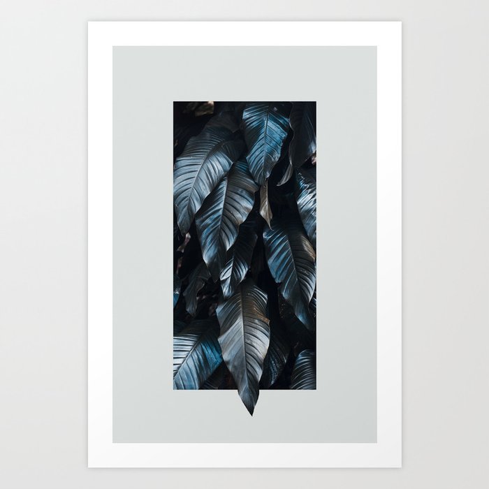 Growth II (blue) Art Print