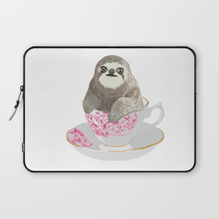 Cuppa Sloth Laptop Sleeve