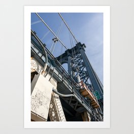 Manhattan Bridge From Below | Architecture Photography Art Print