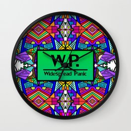 WP - Widespread Panic - Psychedelic Pattern 2 Wall Clock