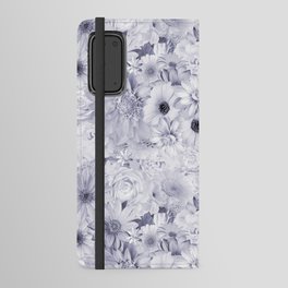 pastel rhodonite floral bouquet aesthetic array Android Wallet Case
