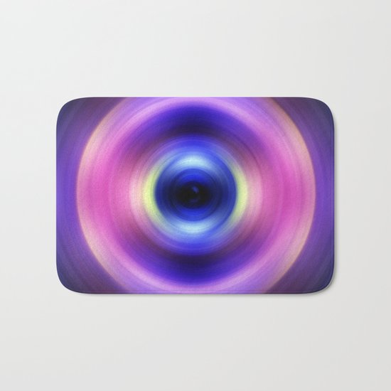 Ultraviolet Swirl Bath Mat
