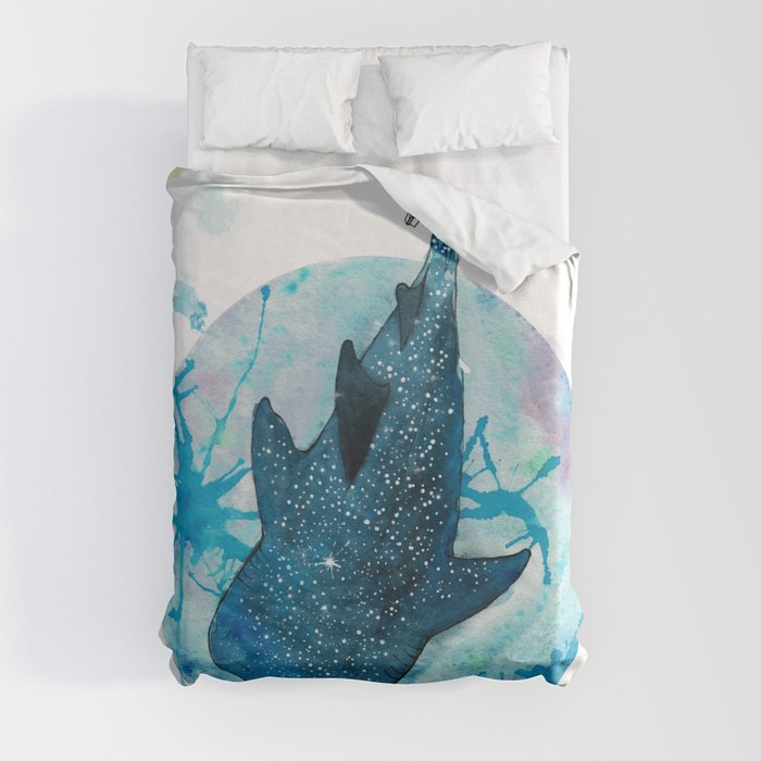 Whaleshark Duvet Cover