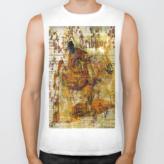 The departure of the Sicilian mailman Biker Tank
