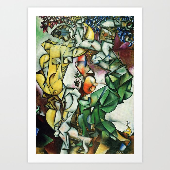 Marc Chagall The Temptation Art Print
