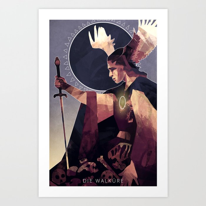 Die Walküre (The Valkyrie) Art Print