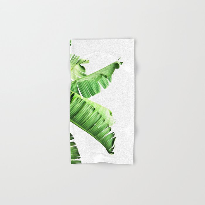 Banana leaf hand towel on sale