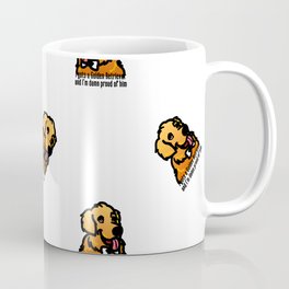 Proud Parent of Golden Retriever Boy - Pattern Version Coffee Mug