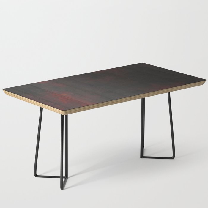 Dark and Red Coffee Table
