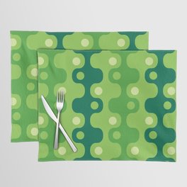 Retro Mid Century Modern Space Age Pattern 849 Placemat