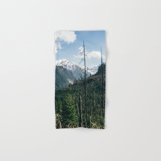 Mountains and Forest Landscape Hand & Bath Towel