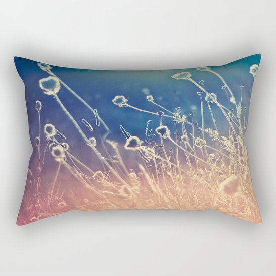 Blue and day Rectangular Pillow