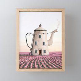 Teapot House Framed Mini Art Print