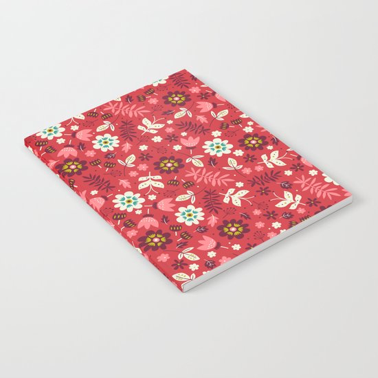 Fresh Blossoms (Reds) Notebook