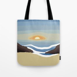 Golden Ocean Tote Bag
