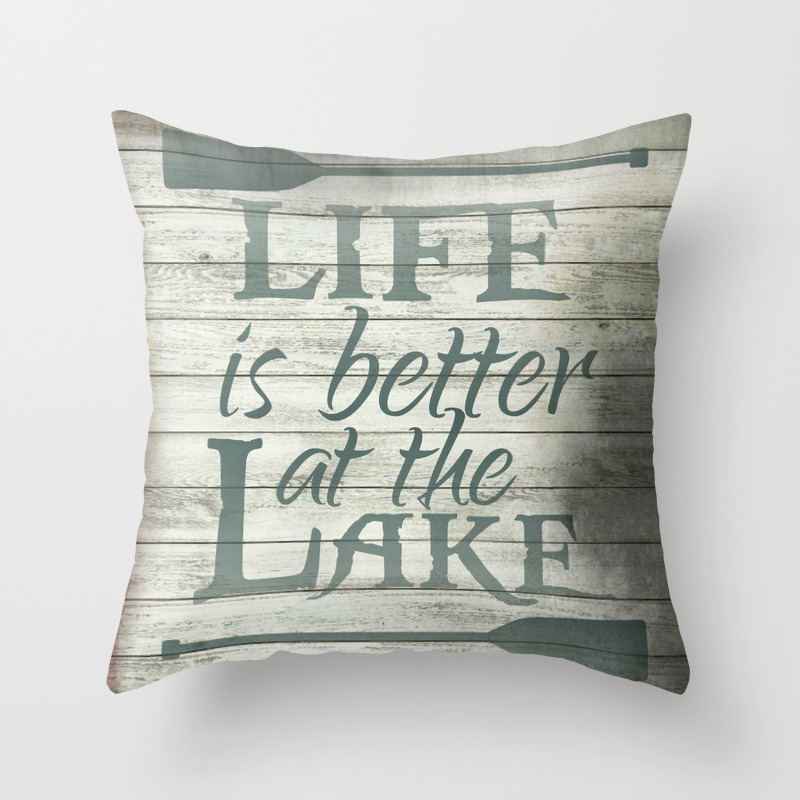 Lake Life Throw Pillow By Theroguesparrow Society6