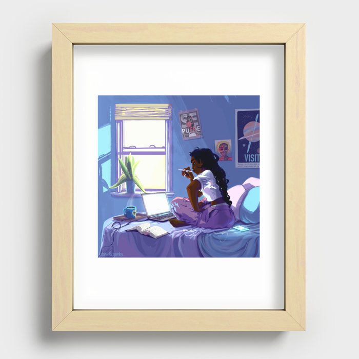 Beats to Study To Recessed Framed Print