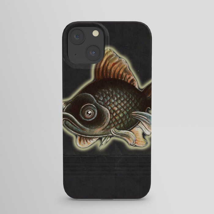 Black moor fish iPhone Case