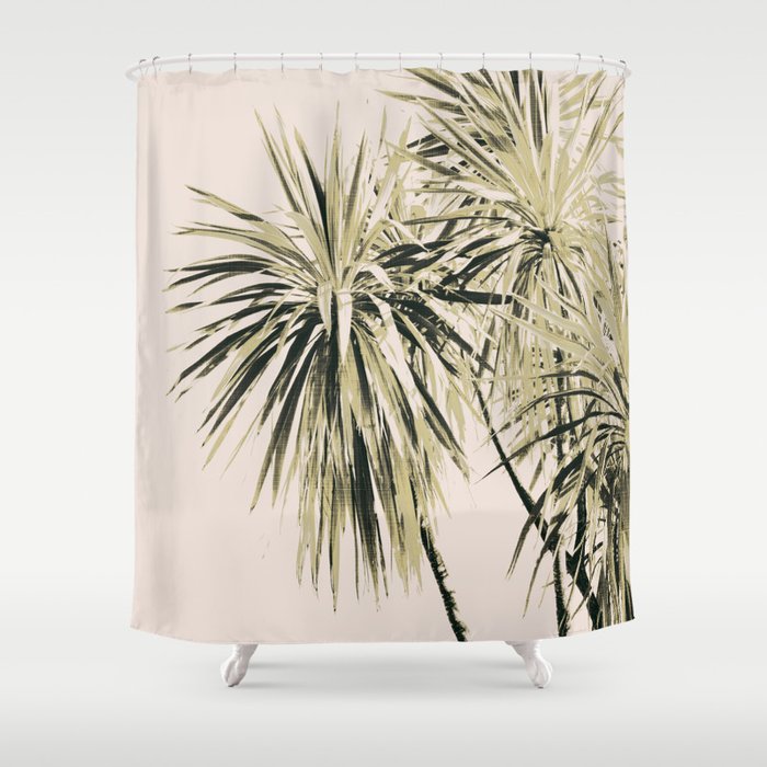 Tropical Palm Trees #1 #tropical #decor #art #society6 Shower Curtain