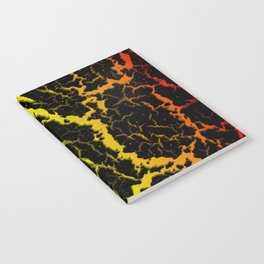 Cracked Space Lava - Rainbow BGYOR Notebook