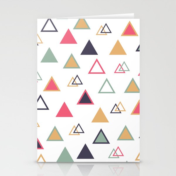 Lovely Triangles  Stationery Cards