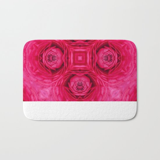 Floral Pink Bath Mat