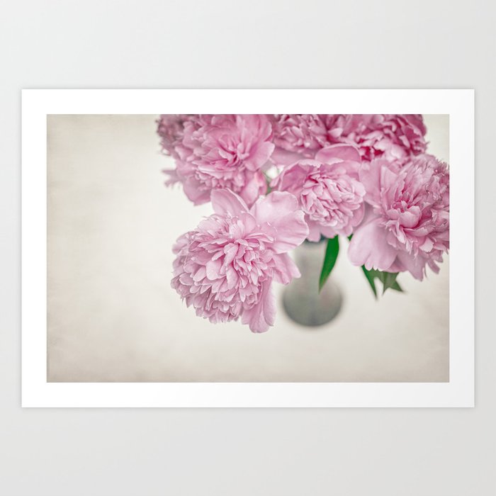 Pink Peonies Art Print